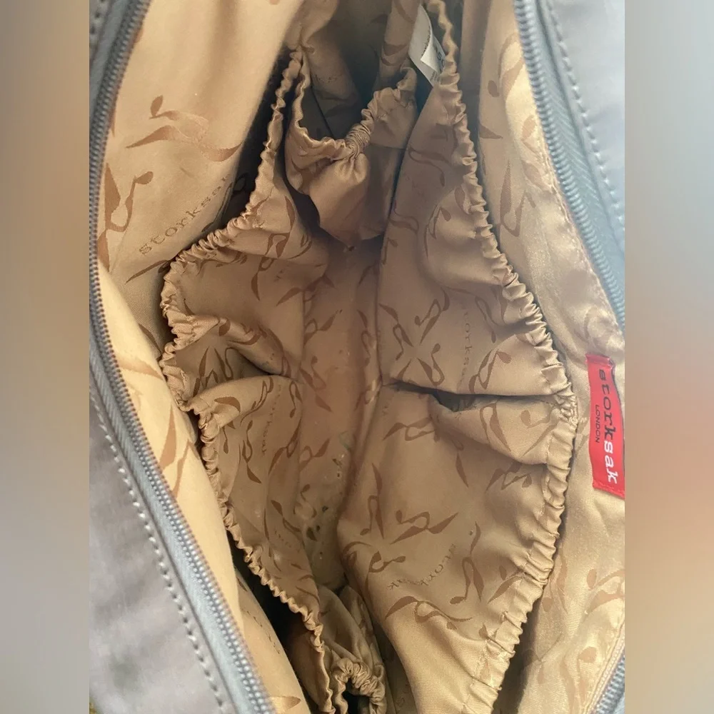 NEW STORKSAK  Kay London  kay diaper bag in pristine condition